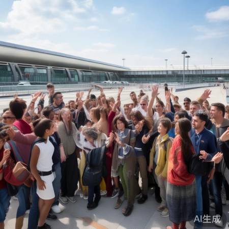 女孩考入国防科大,20多家人自驾送学,场面感人!