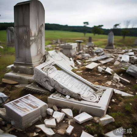 男子扫墓惊现祖坟遭破坏，家族悲痛欲绝！