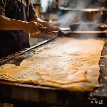 煎饼果子制作讲究技巧