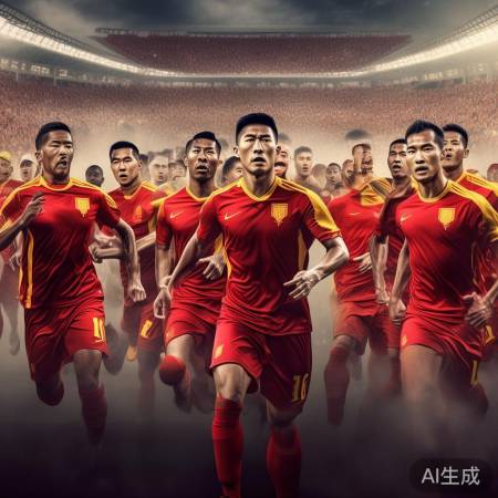 中国男足迎强敌，气势足