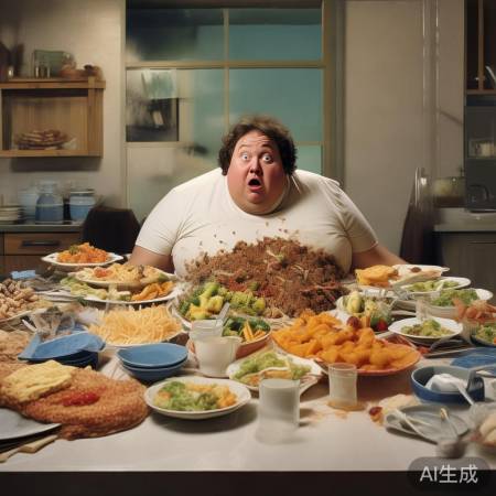吃自助餐惊险！胃里竟取出3斤残渣，紧急送医！