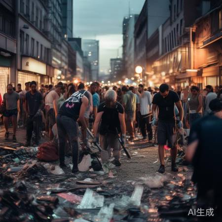 法国骚乱后，民众自发清理街头：感人一幕引关注